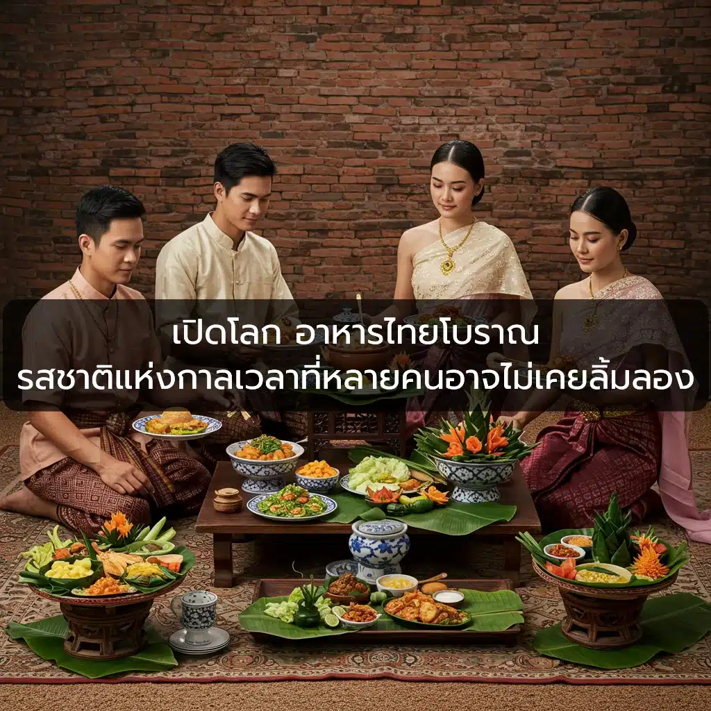 [ตัวอย่าง] เปิดโลกอาหารไทยโบราณ รสชาติแห่งกาลเวลาที่หลายคนอาจไม่เคยลิ้มลอง