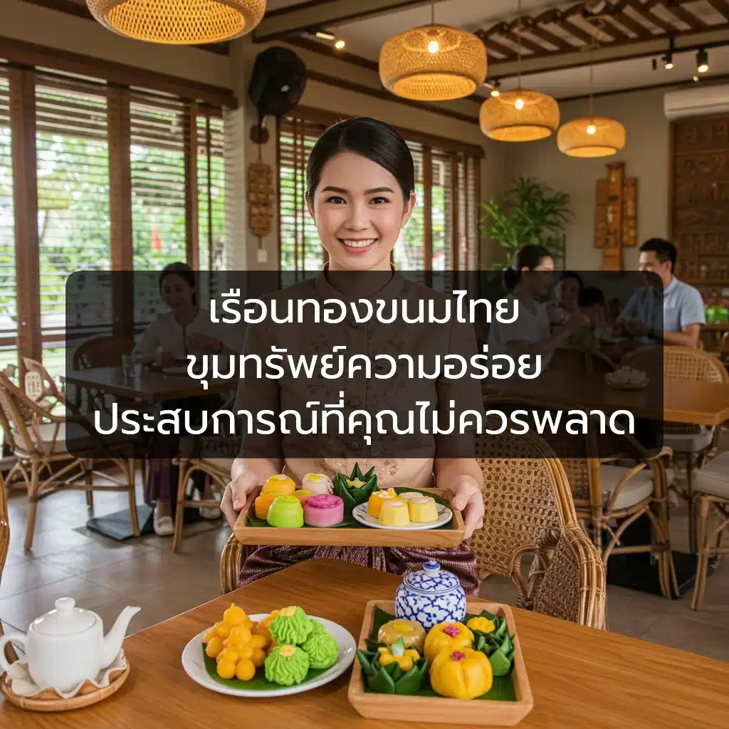 [ตัวอย่าง] เรือนทองขนมไทย ขุมทรัพย์ความอร่อย ประสบการณ์ที่คุณไม่ควรพลาด